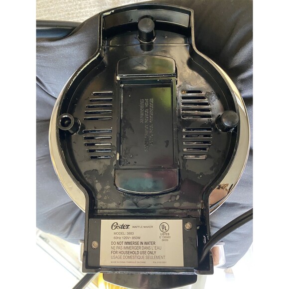 Oster Waffle Maker Model 3883 Stainless Steel Nonstick - Picture 3 of 4